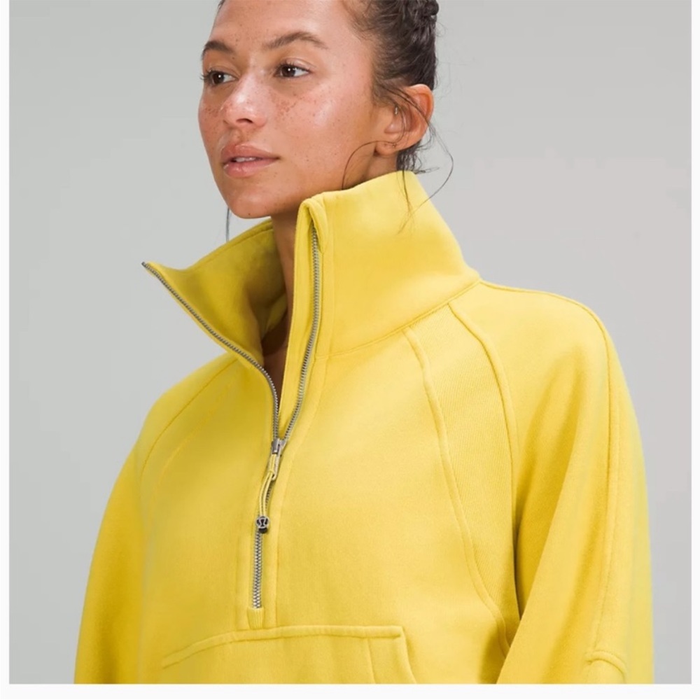 💛LULULEMON SCUBA OVERSIZED FUNNEL NECK HOODIE/JACKET-SOLEIL-XL/XXL💛 - Picture 11 of 16